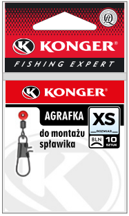 SWIVEL FOR FLOAT ASSEMBLY SIZE XS pack of 10 pcs. KONGER