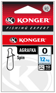 SPIN SWIVEL SIZE 2 BLN pack of 10 pcs. KONGER