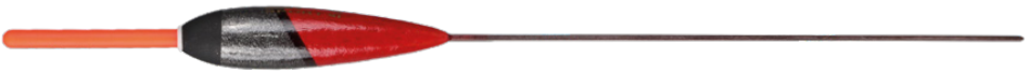 FLOTADOR KONGER RIVER 5 FIXED WITH INTERCHANGEABLE TIP 4.5MM/3G 230MM PACK OF 5 PCS.