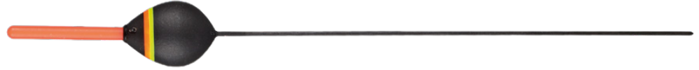 FLOTADOR KONGER RIVER-B 3 FIXED WITH INTERCHANGEABLE TIP 4.5MM/3G 235MM PACK OF 5 PCS.