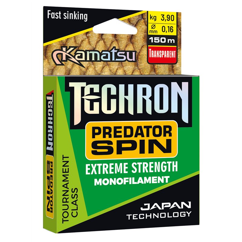 [210151028] KAMATSU TECHRON MONOFILAMENT PREDATOR SPIN 0,281/150