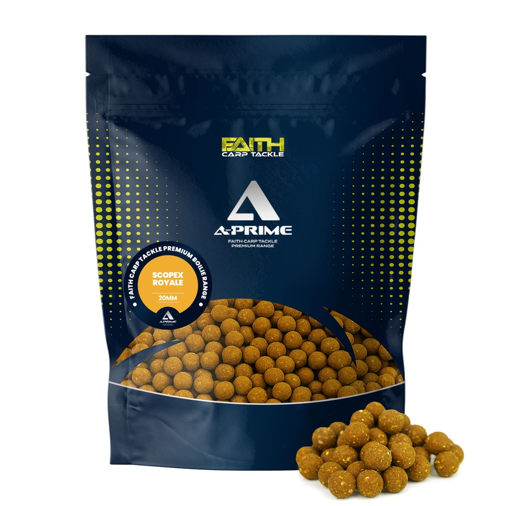 Faith A-Prime Boilie Scopex Royale 1Kg 20mm