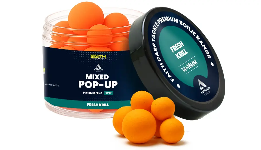 Fait A-Prime Pop-Ups Fresh Krill 14+18mm 150ml