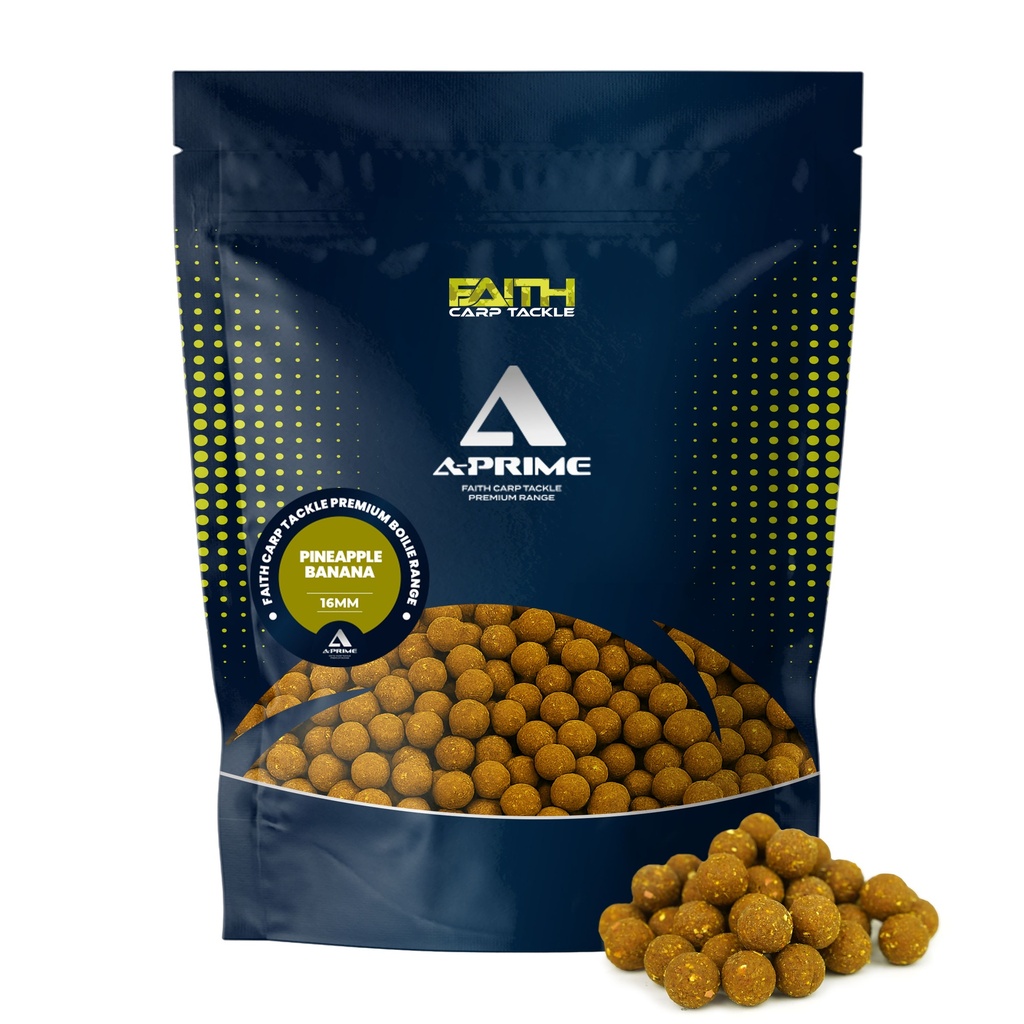 Faith A-Prime Boilie Pineapple/Banana 1Kg 16mm