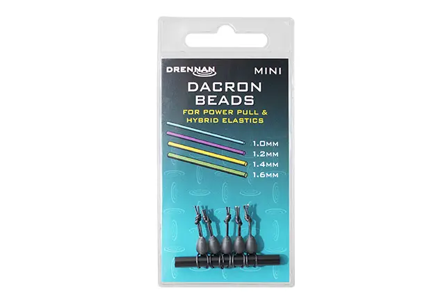 Dacron Beads Mini – Suitable for elastics between Ø1.0mm & Ø1.6mm