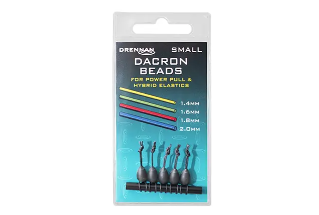 Dacron Beads Small – Suitable for elastics between Ø1.4mm & Ø2.0mmpia)