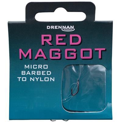 ANZUELO DRENNAN Red Maggot montado 14
