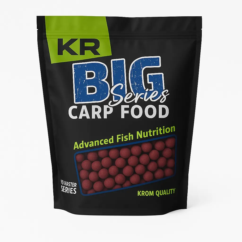KROM QUALITY KR100 FAST BOILIES KRILL & GARLIC SOLUBLES 12/16MM 2,5KG KQBS12162501