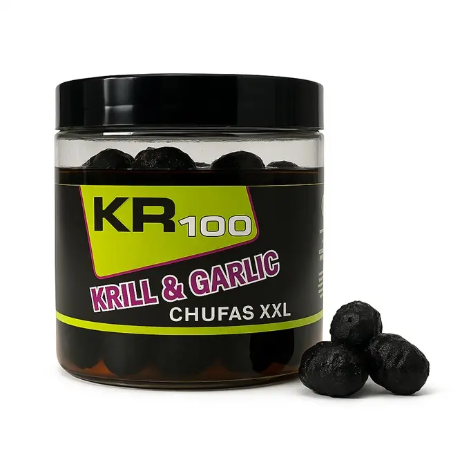 KROM QUALITY KR100 TIGERNUT BLACK XXL KRILL & GARLIC KQTB001
