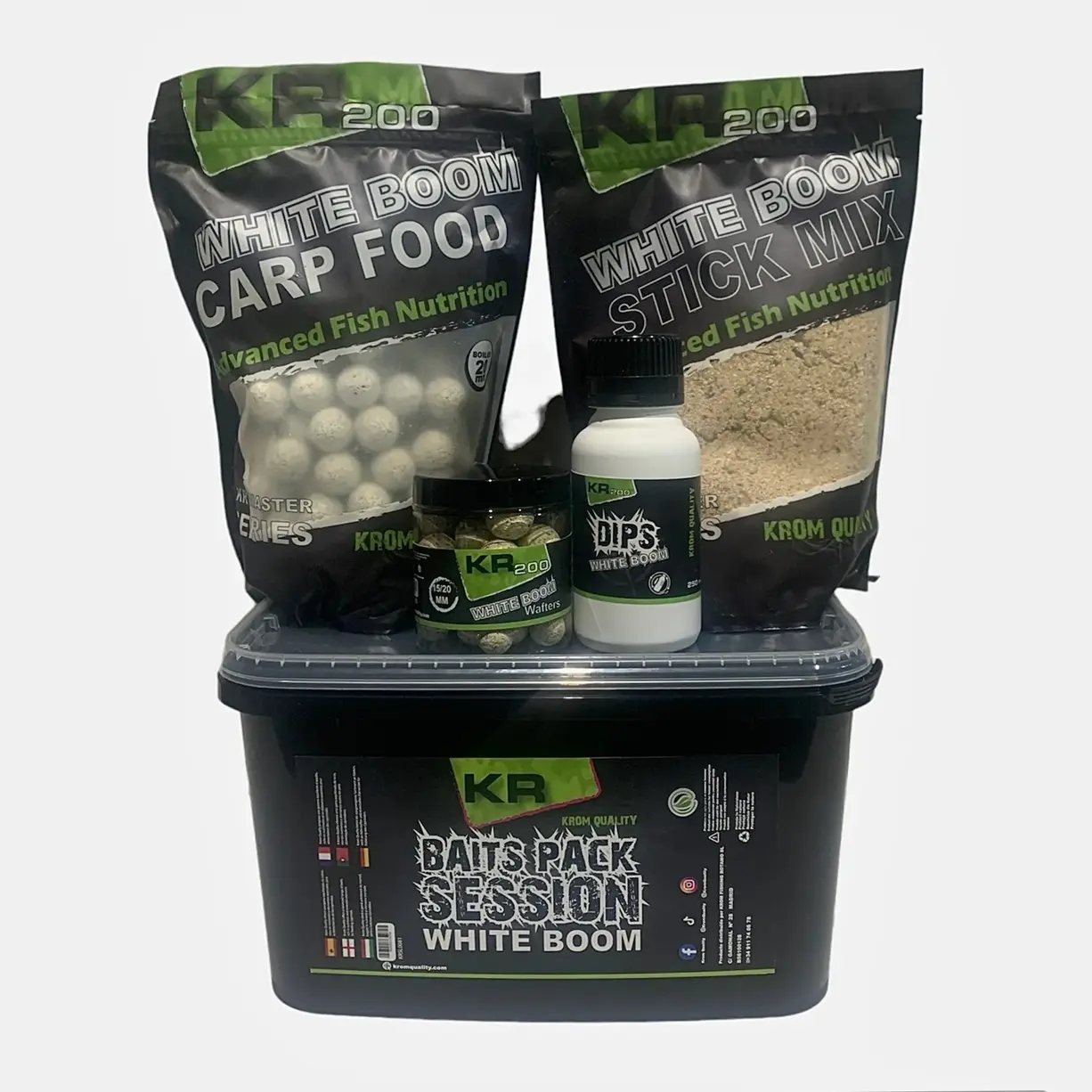 KROM QUALITY KR200 SESSION PACK WHITE BOOM KQSP1203