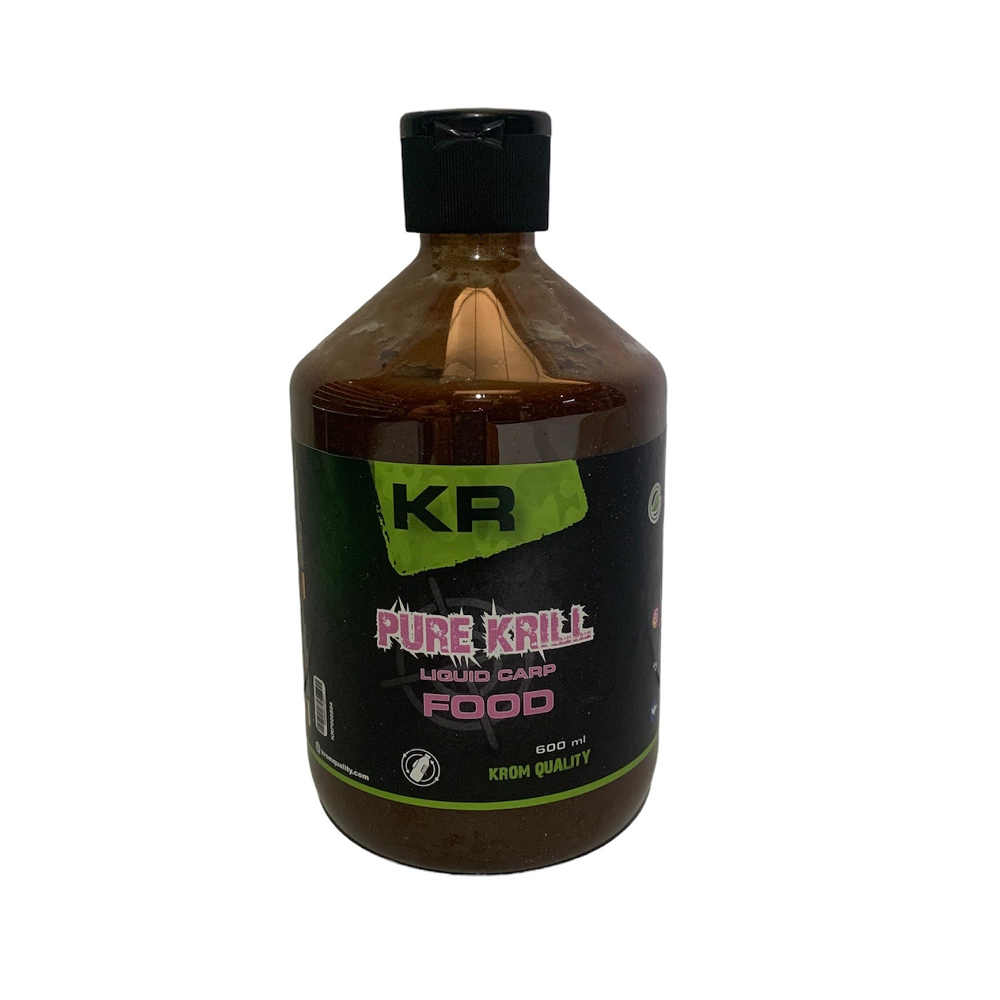 KROM QUALITY PURE KRILL LIQUID CARP FOOD 600ML KQPL0804