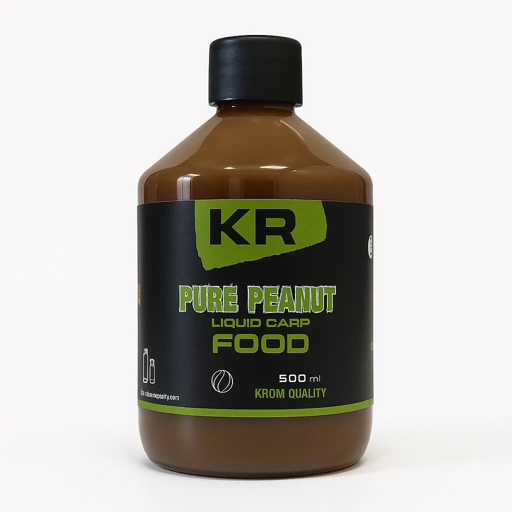 KROM QUALITY PURE PEANUT LIQUID CARP FOOD 600ML KQPL0803