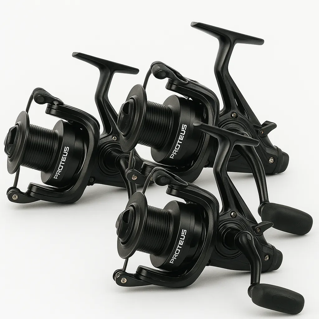 (Oferta X3) CARRETE Faith Proteus Freerunner LC 8000 | 6BB | Ratio 4.9 : 1 | Metal Spool