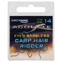 ANZUELO DRENNAN ACOLYTE Carp Hair Riggers - Sin muerte nº 12