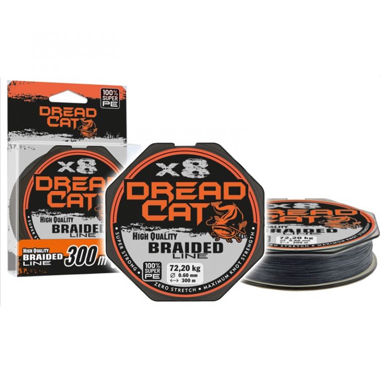 BRAIDED LINE VX8 BLACK 0,50mm/#7/59,60kg/300m