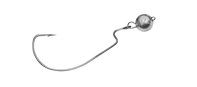 CHEBURASHKA + ANZUELO OFFSET FORGED 2-3G OP.3PCS KAMA