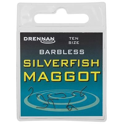 ANZUELO DRENNAN Sin muerte Silverfish Maggot 22