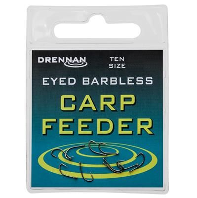 [HEBFD018] ANZUELO DRENNAN Ojal Sin muerte Carp Feeder 18