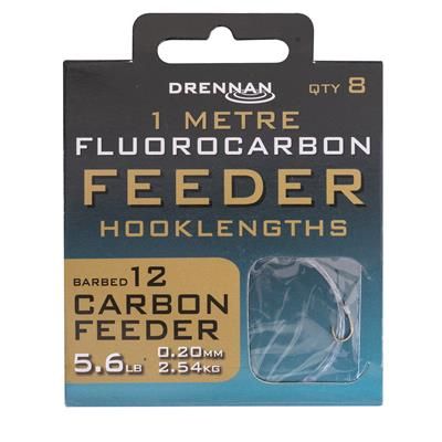 ANZUELO DRENNAN Fluoro Feeder Carbon Feeder 12