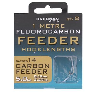ANZUELO DRENNAN Fluoro Feeder Carbon Feeder 14