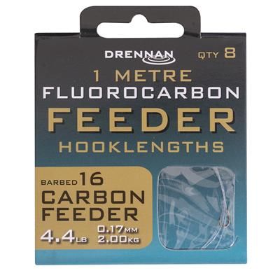 ANZUELO DRENNAN Fluoro Feeder Carbon Feeder 16
