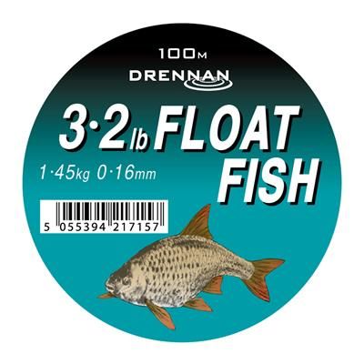Hilo Drennan Flotador Fish 100m 3,2lb 0,16mm