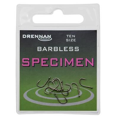 ANZUELO DRENNAN Specimen Barbless 8