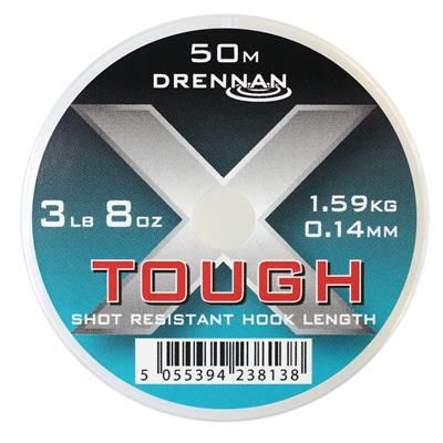 [LCXT014] DRENNAN X-Tough Hilo para bajos 3lb8oz 0,14mm