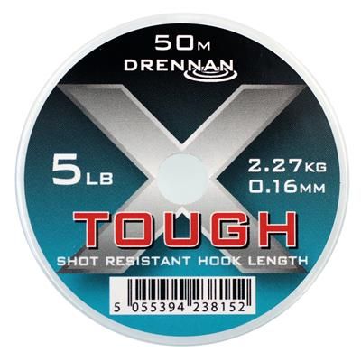 [LCXT016] DRENNAN X-Tough Hilo para bajos 5lb 0,16mm