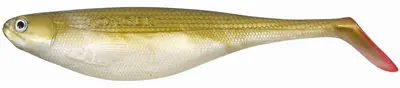 VINILO  FLAT SHAD 12,5cm KOL. 04 FLUO ROACH BAG 4 PCS