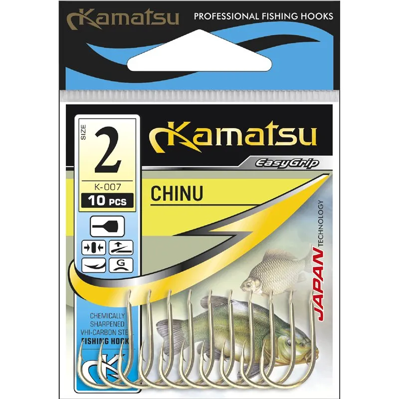 [510710301] HOOK KAMATSU CHINU 01BLNF BLACK NIKEL