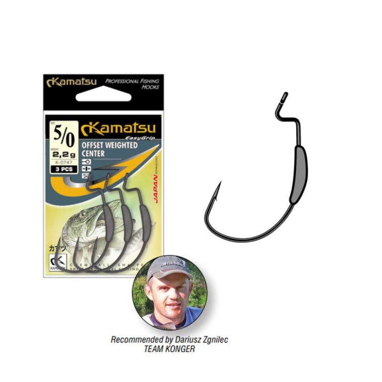 ANZUELO KAMATSU OFFSET WEIGHTED CENTER K-074 3 UND