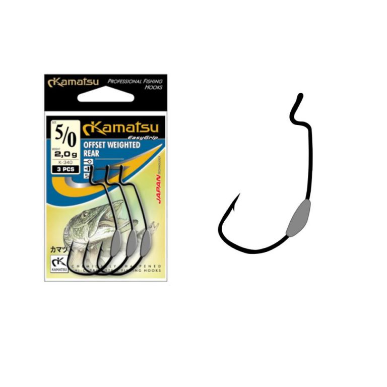 [51890] ANZUELO KAMATSU OFFSET WEIGHTED REAR K-340 3 UND
