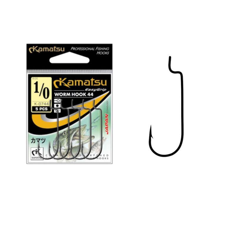 [51390] ANZUELO KAMATSU WORM HOOK 44 K-0744 5 UND