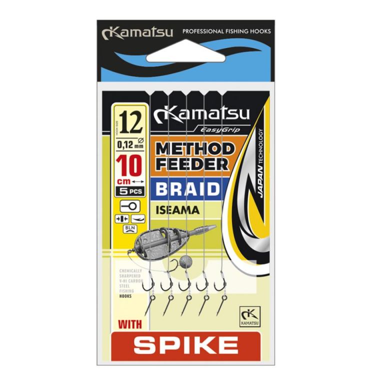 [502111312] ANZUELO MONTADO RIG BRAID ISEAMA SPIKE 12BLNR10cm0,12mm K-