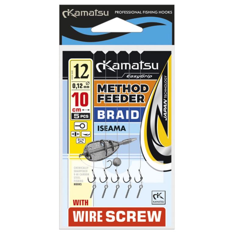 ANZUELO MONTADO RIG BRAID SENSEI WIRE SCREW 12BLNR10cm0,12