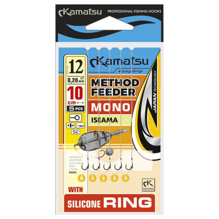 [504025312] ANZUELO MONTADO RIG MONO ISEAMA 12BLNR10cm0,20mm SILICONE