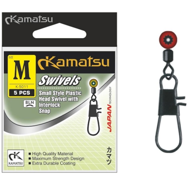 SMALL STYLE PLASTIC HEAD SWIVEL W. INTERLOCK SNAP