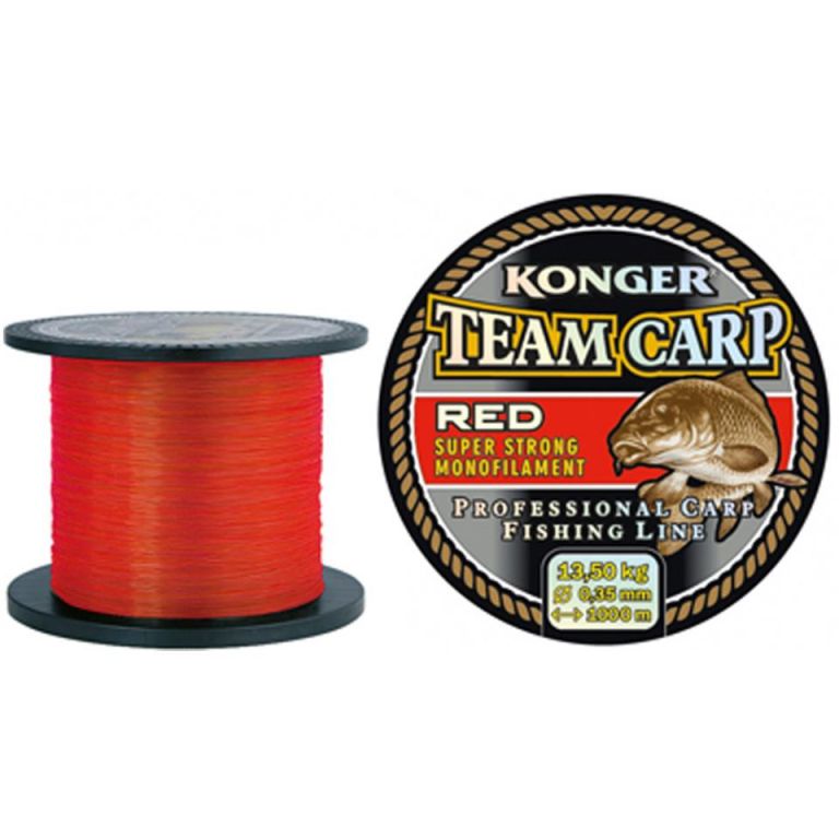 [265600028] TEAM CARP COLOR RED 0,28mm600m
