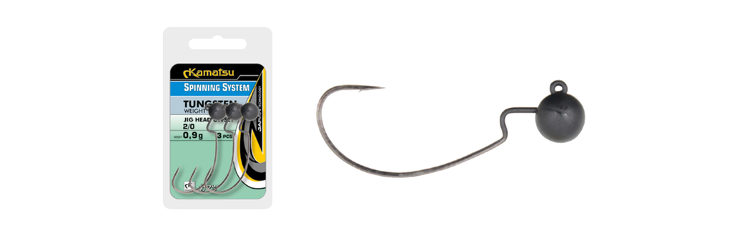 TUNGSTEN JIGHEADS OFFSET 3/0 7,2g 14oz. OPP.2PCS