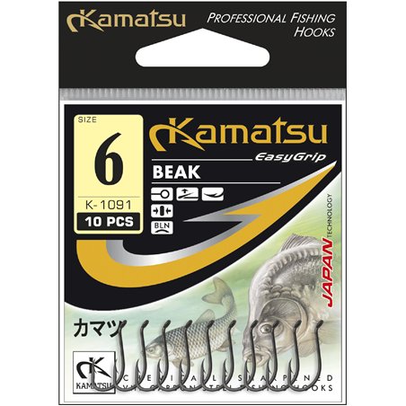 ANZUELO KAMATSU BEAK 1/0BLNR