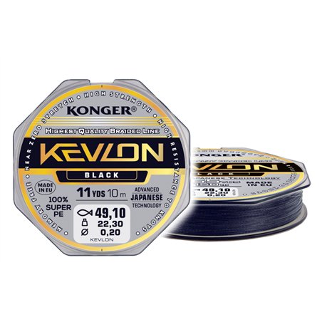 RIGGING LINE KEVLON BLACK X4 0,14/10