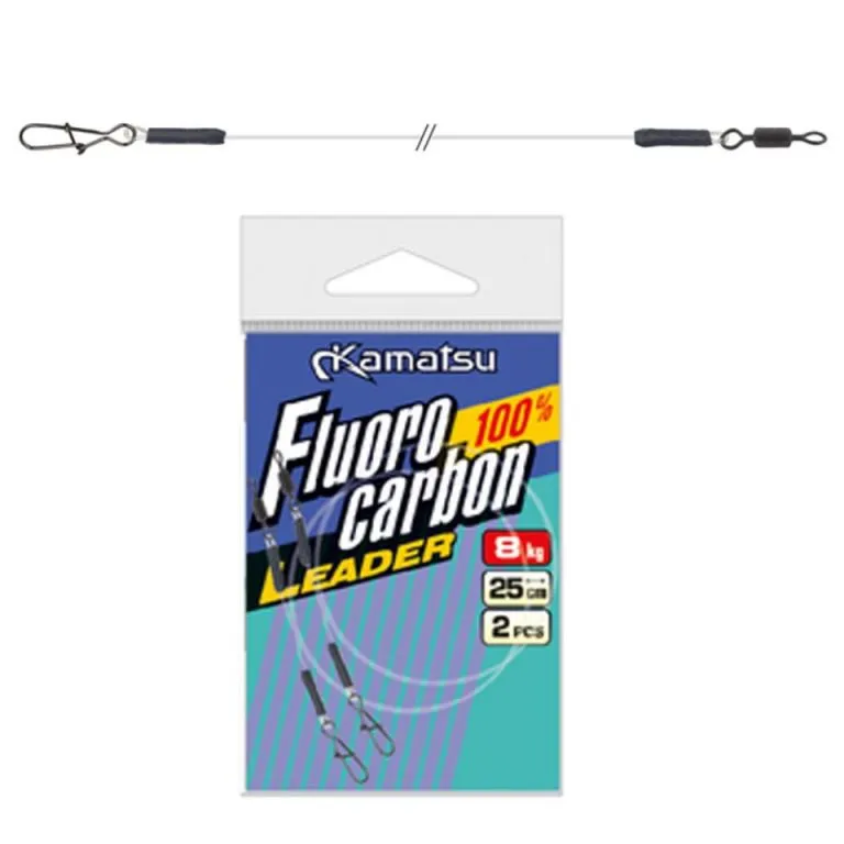 LEADER FLUOROCARBON 100% SLIM INVISIBLE 0,40mm/25c