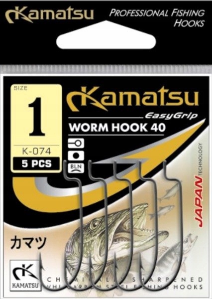ANZUELO KAMATSU WORM ANZUELO 40 1BLNR
