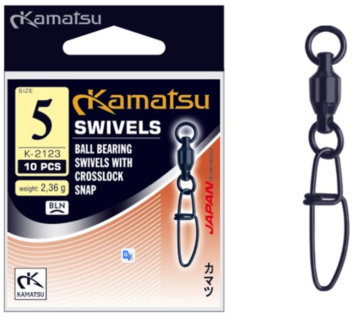 BALL BEARING Quitavuelta WITH CROSSLOCK SNAP No.5 56212