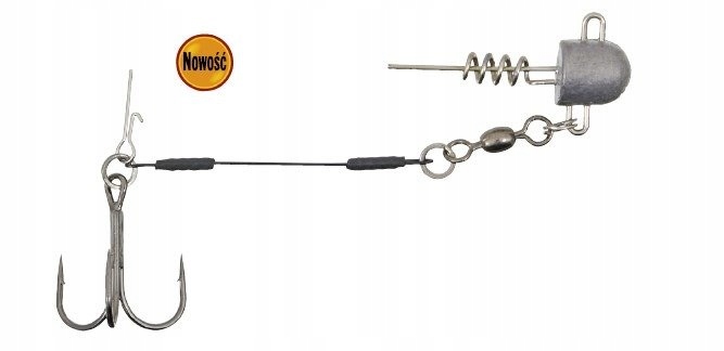 SWIMBAIT SYSTEM SINGLE STINGER 1/0, 9cm/27kg WEIGH
