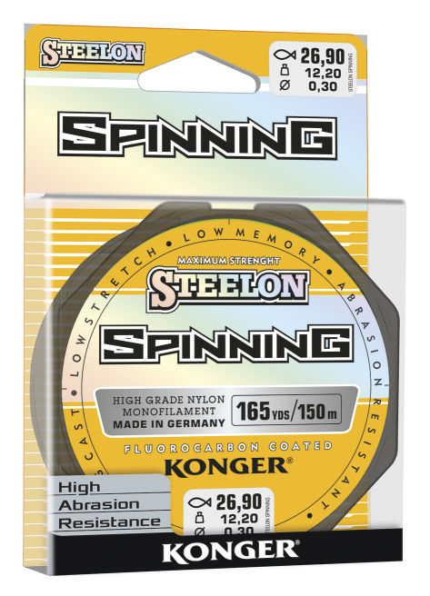 STEELON SPIN FLUOROCARBON COATED 0,30mm/150m