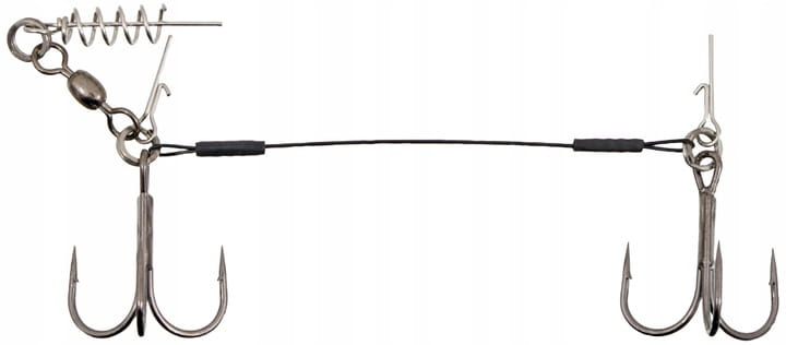 DOZBROJKA DWUKOTWICOWA 2/0, 12cm/27kg with pins