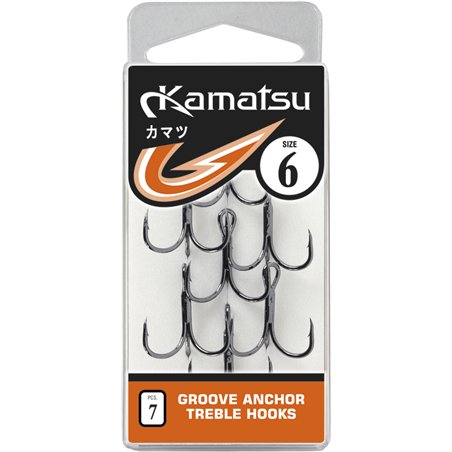 TREBLE ANZUELO GOOVE ANCHOR TAMAÑO 6 7PCS/OPP.