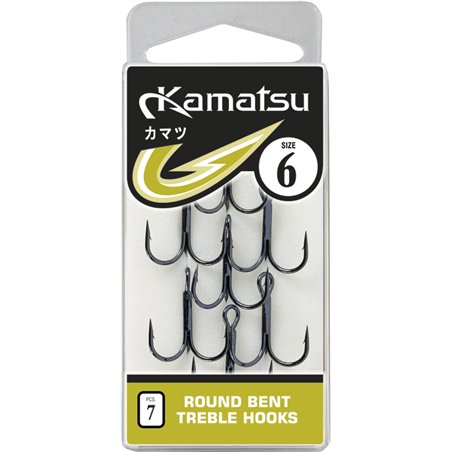 TREBLE ANZUELO ROUND BENT TAMAÑO 14 7PCS/OPP.